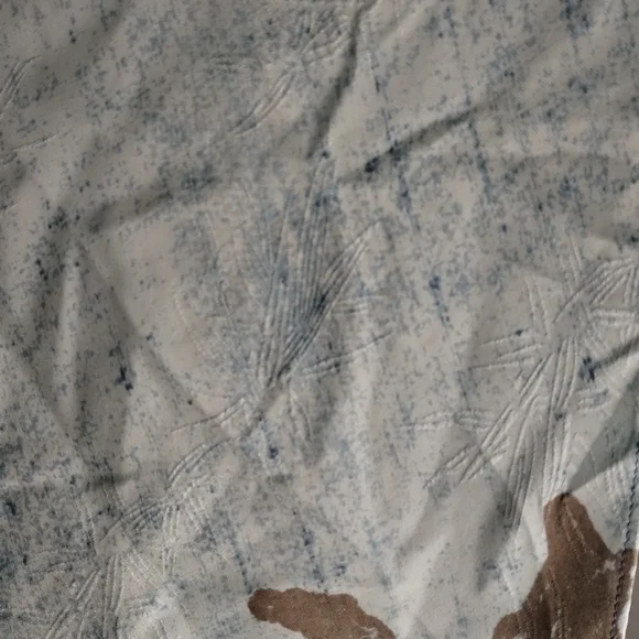 Citron Santa Monica 100% Silk Feather Print Open Front Kimono Cardigan Sz Small - Picture 10 of 12